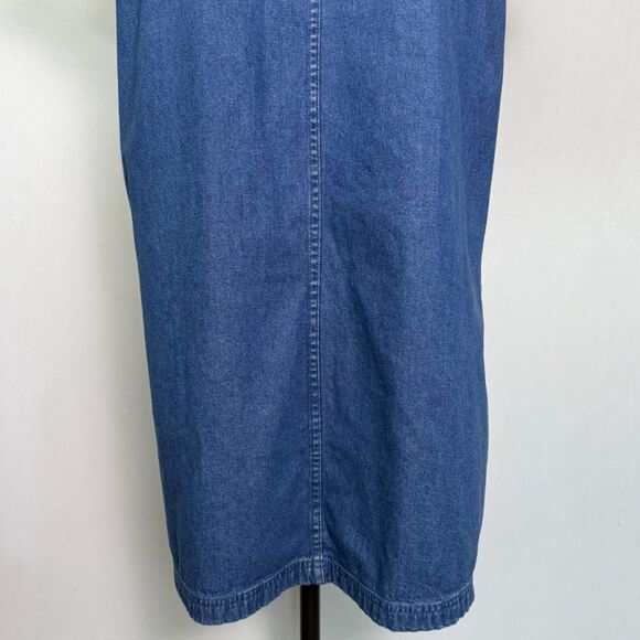 Vintage Original TY Wear Denim Dress, Women's 18W, Short Sleeves, Knee Length - Picture 10 of 14